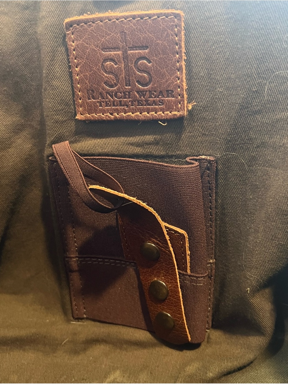 STS Ranchwear Chaynee Mountain (??) Multi-Material Patch Shoulder Bag - Picture 11 of 16